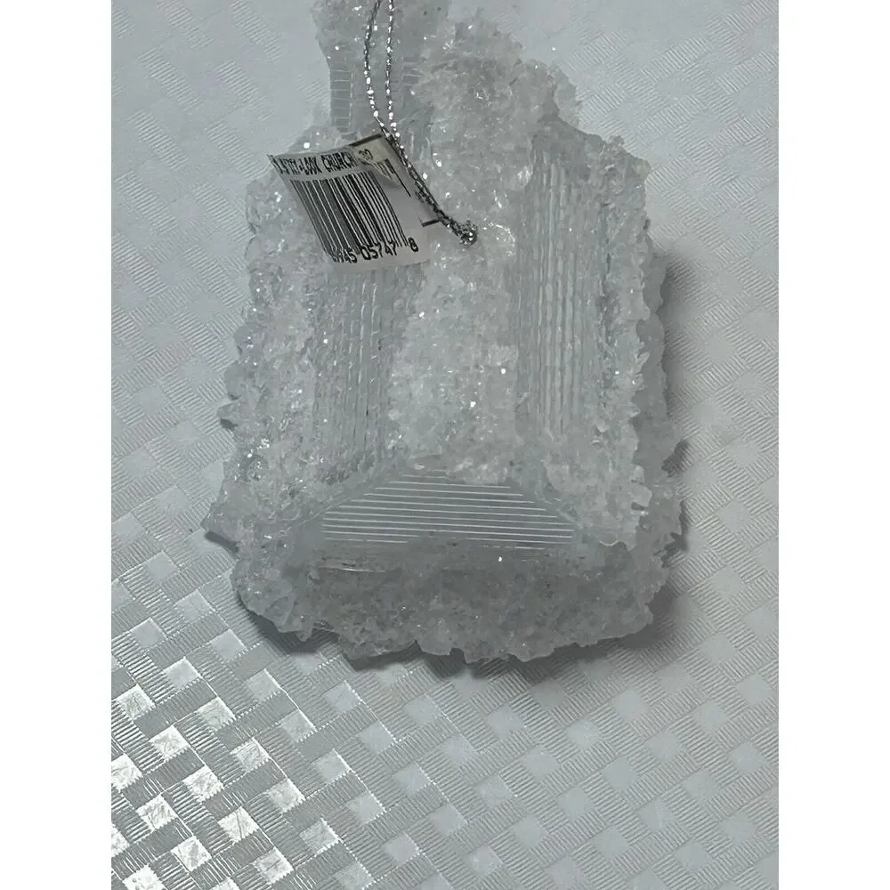 Icy Look Clear‎ acrylic Church building Christmas Tree Light Cover Ornament